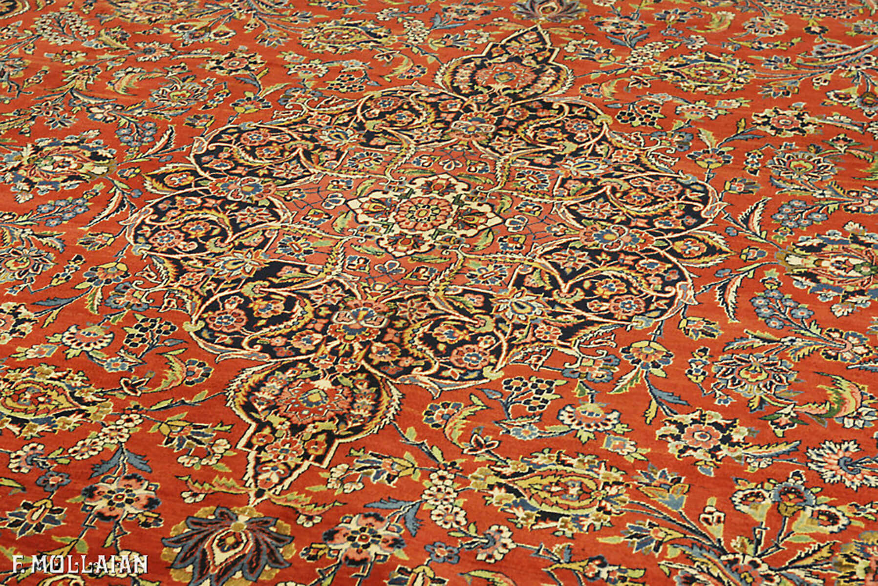 Tappeto Persiano Semi Antico Kashan Dabir n°:62517068